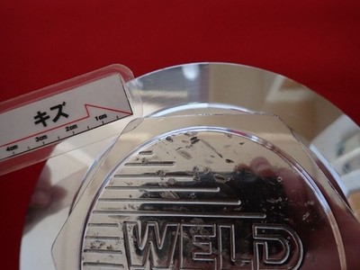 JDM 1 sheet WELD RACING aftermarket used wheel center cap center cover No Tires - Image 9