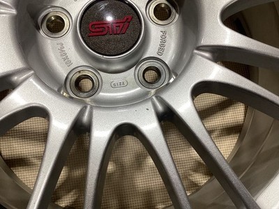 JDM Rare forging Subaru genuine WRX STI 18 winter set 4Book No Tires - 画像 (3)