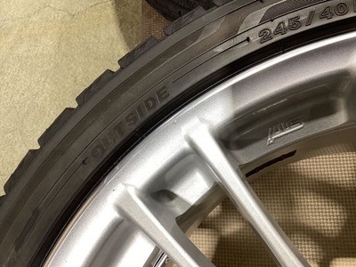 JDM Rare forging Subaru genuine WRX STI 18 winter set 4Book No Tires - 画像 (4)