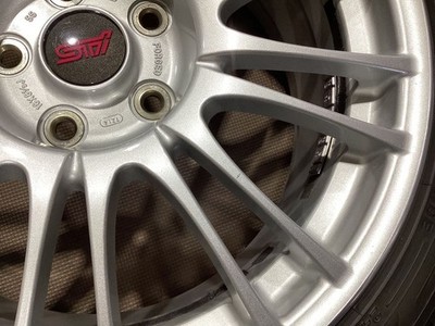 JDM Rare forging Subaru genuine WRX STI 18 winter set 4Book No Tires - 画像 (6)