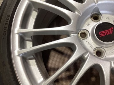 JDM Rare forging Subaru genuine WRX STI 18 winter set 4Book No Tires - 画像 (8)