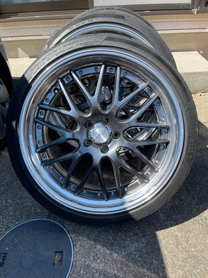 JDM Work brand Lanvec LM1 21 tire and wheel 4-book set No Tires - 画像 (7)