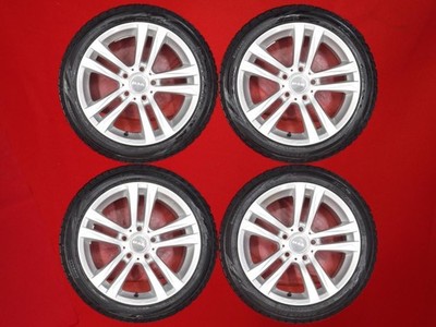 JDM 4-Wheel Set for BMW Pirelli Ice Asymmetrico 225/45R17 91Q MAK Aluminu (No Tires)