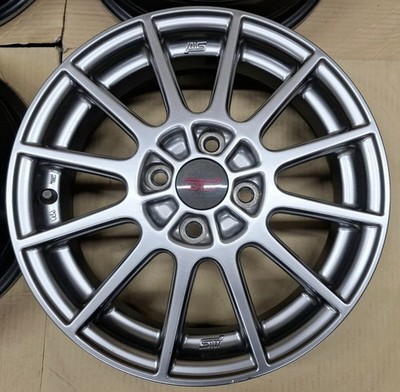 JDM Subaru Stella STI Genuine Option 15 Wheels 4-Wheel Set Sambar Preo V (No Tires) - 画像 (2)