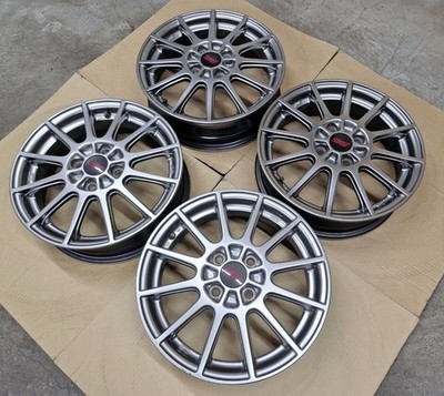 JDM Subaru Stella STI Genuine Option 15 Wheels 4-Wheel Set Sambar Preo V (No Tires) - 画像 (6)