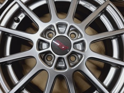 JDM Subaru Stella STI Genuine Option 15 Wheels 4-Wheel Set Sambar Preo V (No Tires) - 画像 (10)