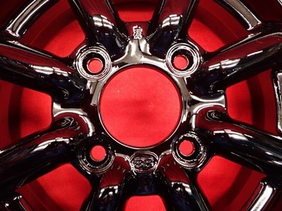 JDM Out of print rare black racing used wheel 4Book 4.5J 13 inch PCD11 No Tires - Image 9
