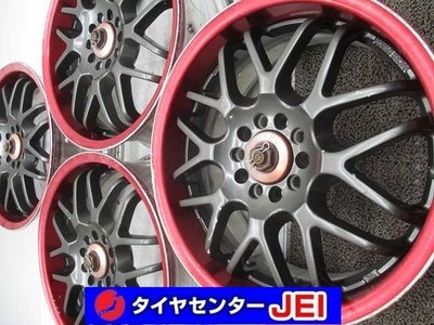 JDM 16 Racing Sparco 7J+51 100 Used aluminum wheels with nuts 4Book se No Tires