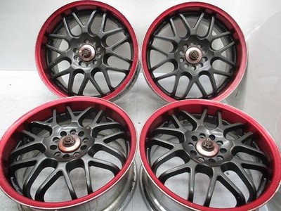 JDM 16 Racing Sparco 7J+51 100 Used aluminum wheels with nuts 4Book se No Tires - Image 2