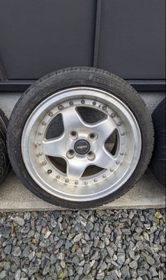 JDM Rare BCW Stefan RS 8j+20 9j+20 PCD100 4H Deep Rim Civic Golf Roads No Tires - Image 4