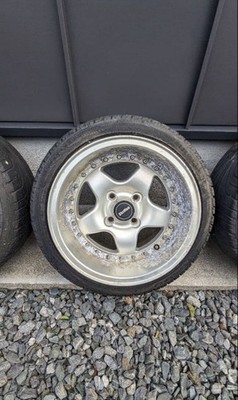 JDM Rare BCW Stefan RS 8j+20 9j+20 PCD100 4H Deep Rim Civic Golf Roads No Tires - Image 6
