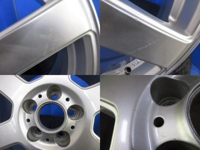 JDM Subaru Impreza 4-Wheel Set 166-Wheel Spoke Aluminum Wheels 5-Hole No Tires - Image 5