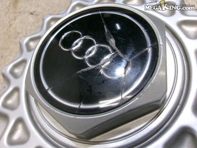 JDM Audi Genuine BBS Center Cap Set of 4 443601165B 09.23.226 / 4KS6-1 No Tires - Image 3