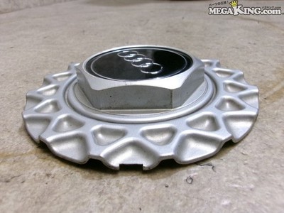 JDM Audi Genuine BBS Center Cap Set of 4 443601165B 09.23.226 / 4KS6-1 No Tires - Image 5