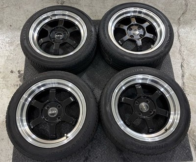 JDM KU26/0313GO XSW 15 Wheel 7J 4-Wheel Set 4-hole PCD100 ET35 Suitable for (No Tires)
