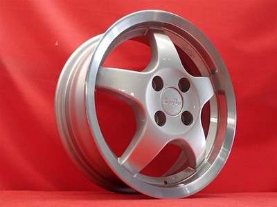 JDM Out of print LorBer Used wheels 4-Wheel Set 5J 14PCD100 4 holes +35 hub (No Tires) - 画像 (2)