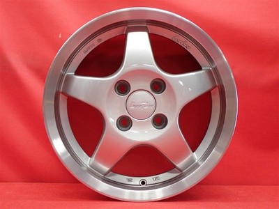 JDM Out of print LorBer Used wheels 4-Wheel Set 5J 14PCD100 4 holes +35 hub (No Tires) - 画像 (4)