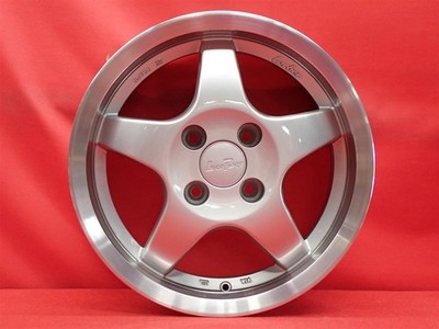 JDM Out of print LorBer Used wheels 4-Wheel Set 5J 14PCD100 4 holes +35 hub (No Tires) - 画像 (5)