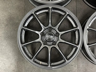JDM Used OZ Racing Hyper GT HLT 4-Wheel Set 17x7.5J +45 PCD 114.3 (No Tires) - 画像 (4)