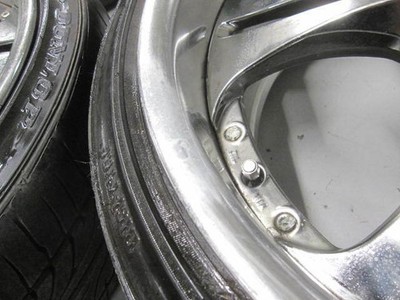 JDM SSR Fellini SL5 Chrome Plated 8.5J+35 9.5J+38 PCD114.3 5-hole 19-d No Tires - Image 5