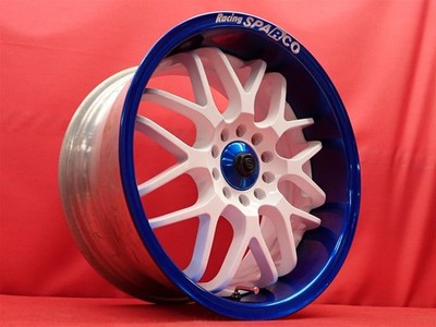 JDM 90's Rare Deep Rim Racing Sparco NS-II Viper 17x9+32 9+38 5x114.3 Hub73 - 画像 (3)