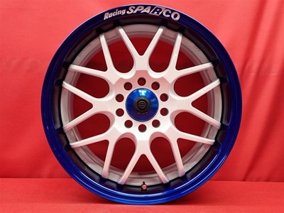 JDM 90's Rare Deep Rim Racing Sparco NS-II Viper 17x9+32 9+38 5x114.3 Hub73 - 画像 (4)