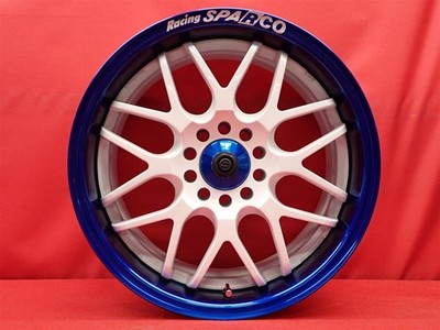 JDM 90's Rare Deep Rim Racing Sparco NS-II Viper 17x9+32 9+38 5x114.3 Hub73 - 画像 (5)