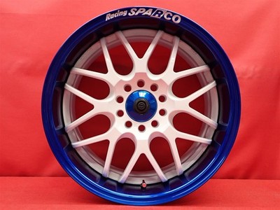 JDM 90's Rare Deep Rim Racing Sparco NS-II Viper 17x9+32 9+38 5x114.3 Hub73 - 画像 (7)