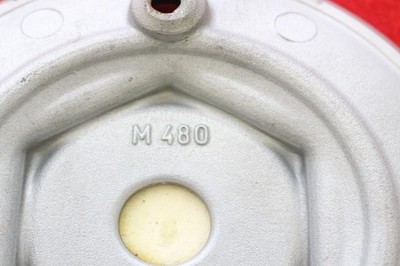 JDM 1 sheet OZ Racing aftermarket used wheel center plate center cover No Tires - Image 4