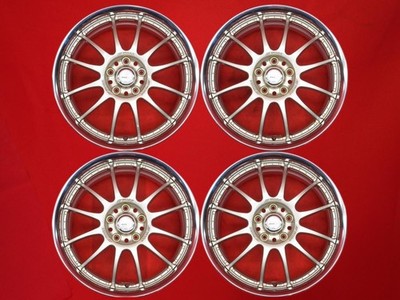 JDM WORK work XSA Battle Ixa 02C Used Wheel 4Book 7.5J 18PCD114.3 5 Ho No Tires