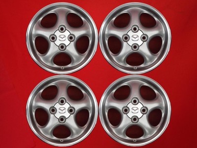 JDM Used genuine Mazda Roadster NB6C wheels 4Book 6J 14PCD100 4-hole + No Tires