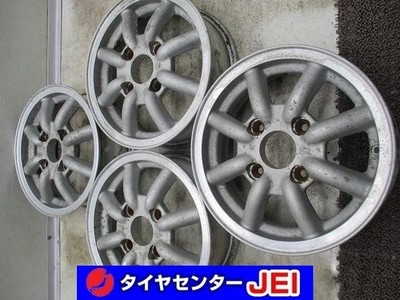 JDM 13 inch Wa Tanabe 4.5J+36 114.3 Rare Vintage Used Aluminum Wheels No Tires
