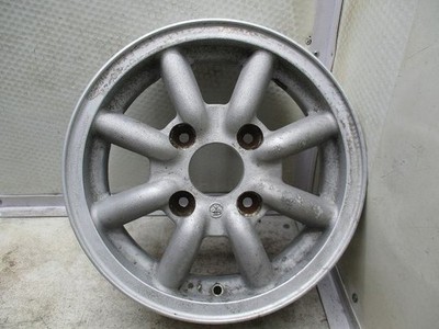 JDM 13 inch Wa Tanabe 4.5J+36 114.3 Rare Vintage Used Aluminum Wheels No Tires - Image 3