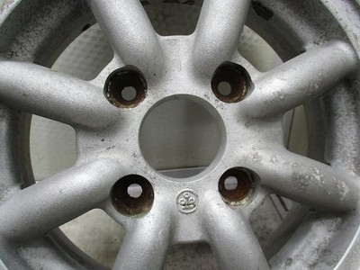 JDM 13 inch Wa Tanabe 4.5J+36 114.3 Rare Vintage Used Aluminum Wheels No Tires - Image 4