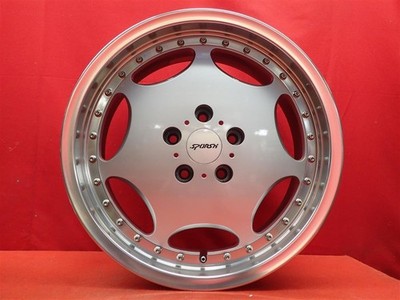 JDM SPORSH AX wheels 4wheels different sizes 8/9J-17 PCD114.3 5 holes (No Tires) - 画像 (5)