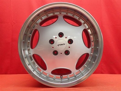 JDM SPORSH AX wheels 4wheels different sizes 8/9J-17 PCD114.3 5 holes (No Tires) - 画像 (8)