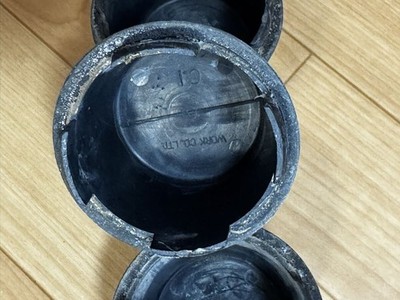 JDM WORK Equip center caps set of 3 sold individually for older cars. No Tires - 画像 (8)