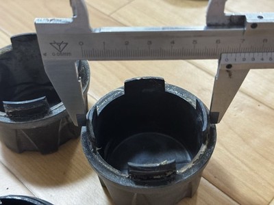 JDM WORK Equip center caps set of 3 sold individually for older cars. No Tires - 画像 (9)