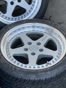 JDM HINODEX STERN FACE-2 (3-piece) 17x9J/8J +19/+6 5×114.3 4-Wheel Set (No Tires)