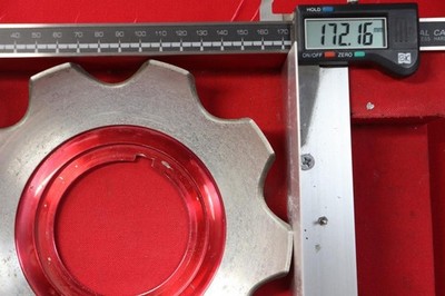 JDM 1 sheet work aftermarket used wheel center plate cap No Tires - Image 6