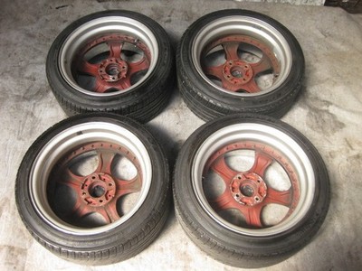 JDM Deep rim SPEED STAR bar Den KRANZ 7J+32 PCD100 4 holes 15KRANZ NA (No Tires) - 画像 (4)