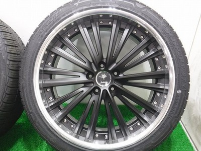 JDM 20 inch Kranze 245/40 Tire width 245mm aspect ratio 40% rim diamet (No Tires) - 画像 (5)