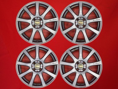 JDM Set of 4 Final Speed ​​Faber9 Aluminum Wheels Used 177J +33 offset No Tires