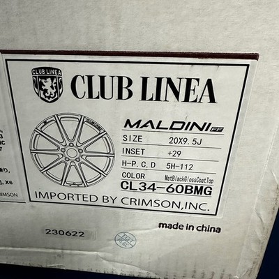 JDM CRIMSON Aluminum Wheel Single item One only Club Linea Maldini FF (No Tires) - 画像 (7)