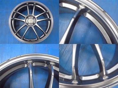 JDM aqua Roadster 4-Wheel Set used HOTMAN 4H 100 7J +40 17 aluminum whee (No Tires) - 画像 (2)