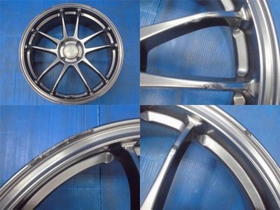 JDM aqua Roadster 4-Wheel Set used HOTMAN 4H 100 7J +40 17 aluminum whee (No Tires) - 画像 (5)