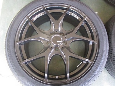 JDM Tanabe SSR GTV03 187.5J+48 100/5H matblack Yokohama Advandesi bell No Tires - Image 2