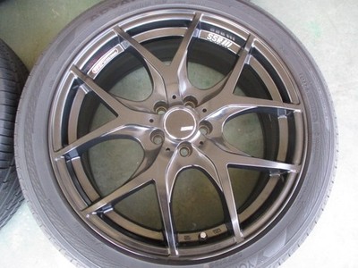 JDM Tanabe SSR GTV03 187.5J+48 100/5H matblack Yokohama Advandesi bell No Tires - Image 3
