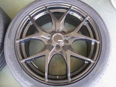 JDM Tanabe SSR GTV03 187.5J+48 100/5H matblack Yokohama Advandesi bell No Tires - Image 4
