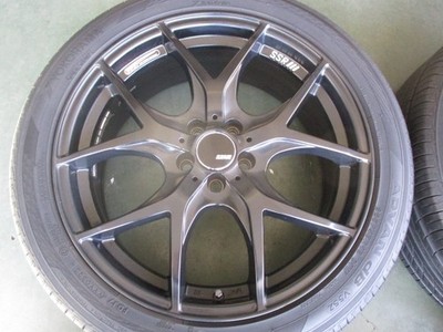 JDM Tanabe SSR GTV03 187.5J+48 100/5H matblack Yokohama Advandesi bell No Tires - Image 5